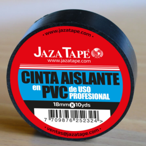 CINTA AISLANTE PVC COLOR NEGRO - 10M - 18MM / CAJA: 500 UNIDADES